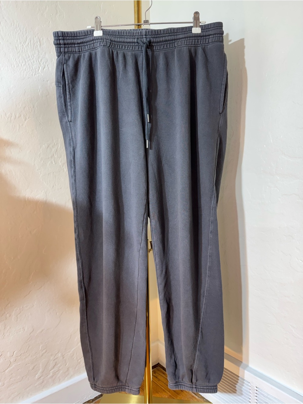 Aerie Gray Jogger Sweatpants Women’s Large L/G Drawstring Lounge Casual - Picture 7 of 15